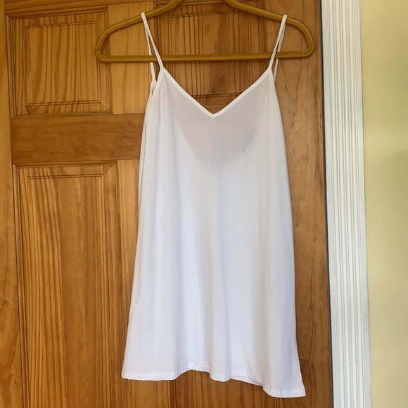 White Backless Strappy Detail Cami Dress - Picture 3 of 5
